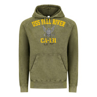 Vintage Olive uss fall river ca 131 Vintage Hoodie - PixelFlow