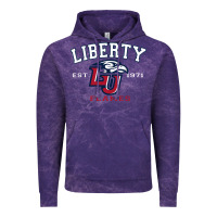 Cloud Purple liberty university flames football lynchburg virginia sparky the eagle Vintage Hoodie - PixelFlow