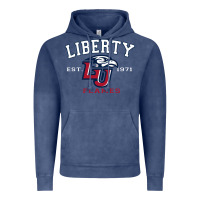 Vintage Denim liberty university flames football lynchburg virginia sparky the eagle Vintage Hoodie - PixelFlow