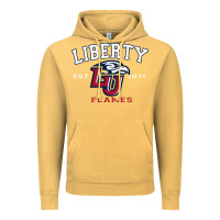 Vintage Mustard liberty university flames football lynchburg virginia sparky the eagle Vintage Hoodie - PixelFlow