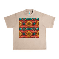 French Oak native american aztec seamless pattern 2 Urban Heavy Tee - BundleAndBundleShop