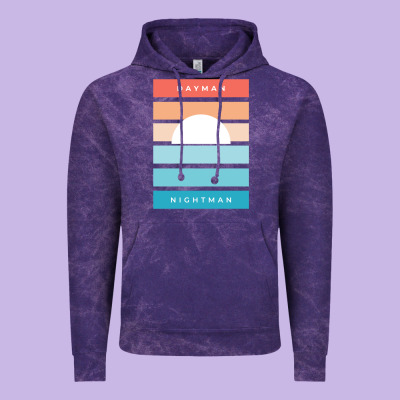 Dayman Nightman - It's Always Sunny Vintage Hoodie Designed By Pixelflow
