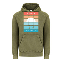 Vintage Olive DAYMAN NIGHTMAN - It's Always Sunny Vintage Hoodie - PixelFlow