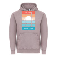 Vintage Zinc DAYMAN NIGHTMAN - It's Always Sunny Vintage Hoodie - PixelFlow