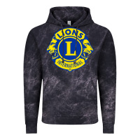 Cloud Black lions clubs international classic Vintage Hoodie - PixelFlow