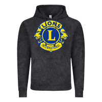 Vintage Black lions clubs international classic Vintage Hoodie - PixelFlow