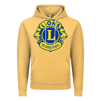 Vintage Mustard lions clubs international classic Vintage Hoodie - PixelFlow