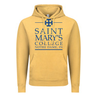 Vintage Mustard saint mary's college belles Vintage Hoodie - PixelFlow