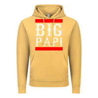 Vintage Mustard big papi Vintage Hoodie - PixelFlow