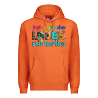 Carrot just a girl who loves sea turtle Premium Hoodie - Artiststas