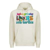 Oatmeal Heather just a girl who loves sea turtle Premium Hoodie - Artiststas