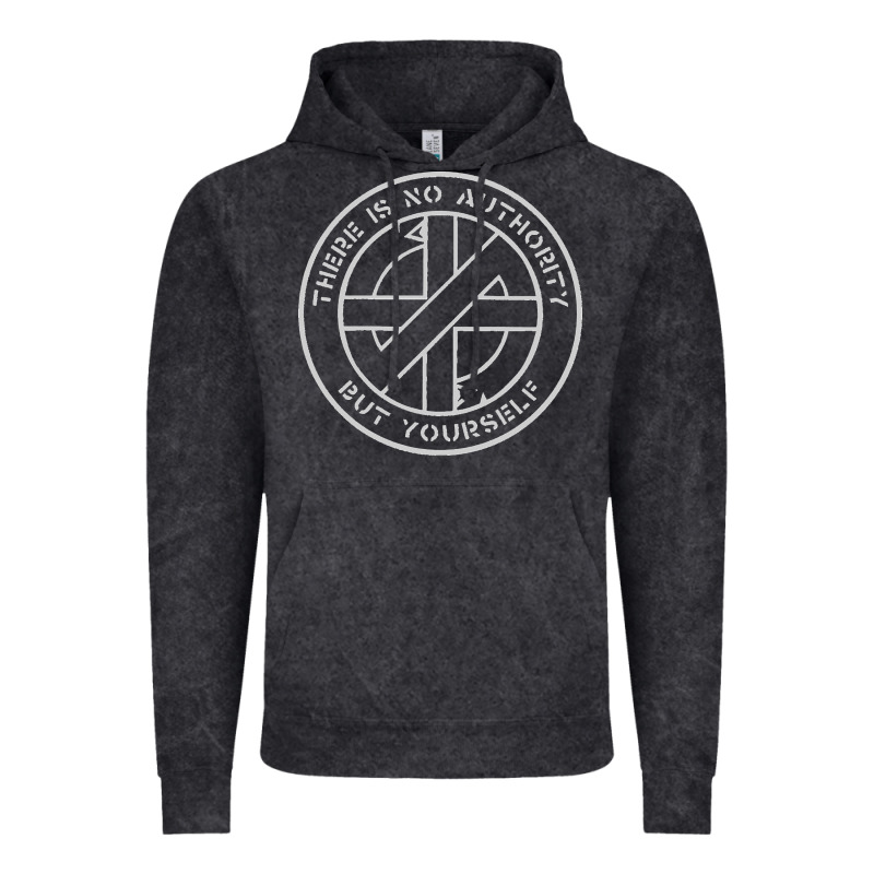 Crass   There Is No  Authority But Yourself Classic Vintage Hoodie by PixelFlow | Teevron