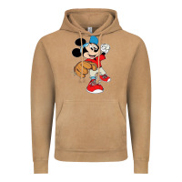 Vintage Camel micky-playing-baseball-cartoon-illustration-- Vintage Hoodie - PixelFlow