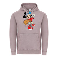 Vintage Zinc micky-playing-baseball-cartoon-illustration-- Vintage Hoodie - PixelFlow