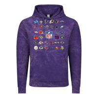 Cloud Purple american football team collage    wall art Vintage Hoodie - PixelFlow