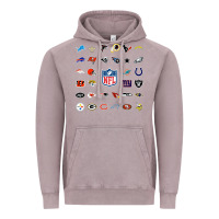Vintage Zinc american football team collage    wall art Vintage Hoodie - PixelFlow