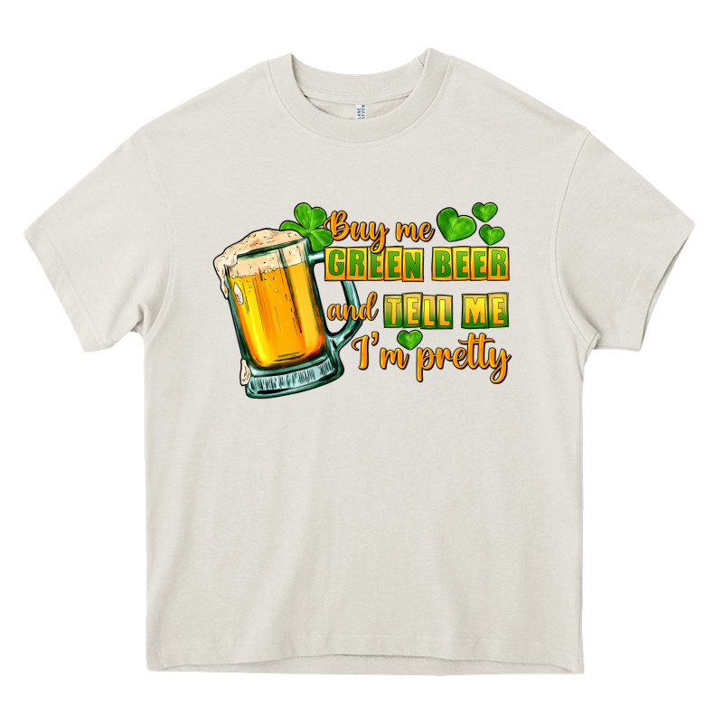 Buy Me Green Beer And Tell Me I'm Pretty Heavy Core Tee by CowGirlArtShop | Teevron