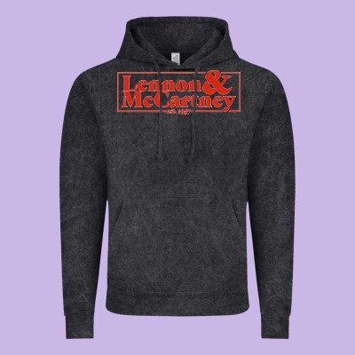 Lennon & Mccartney Classic Vintage Hoodie Designed By Pixelflow