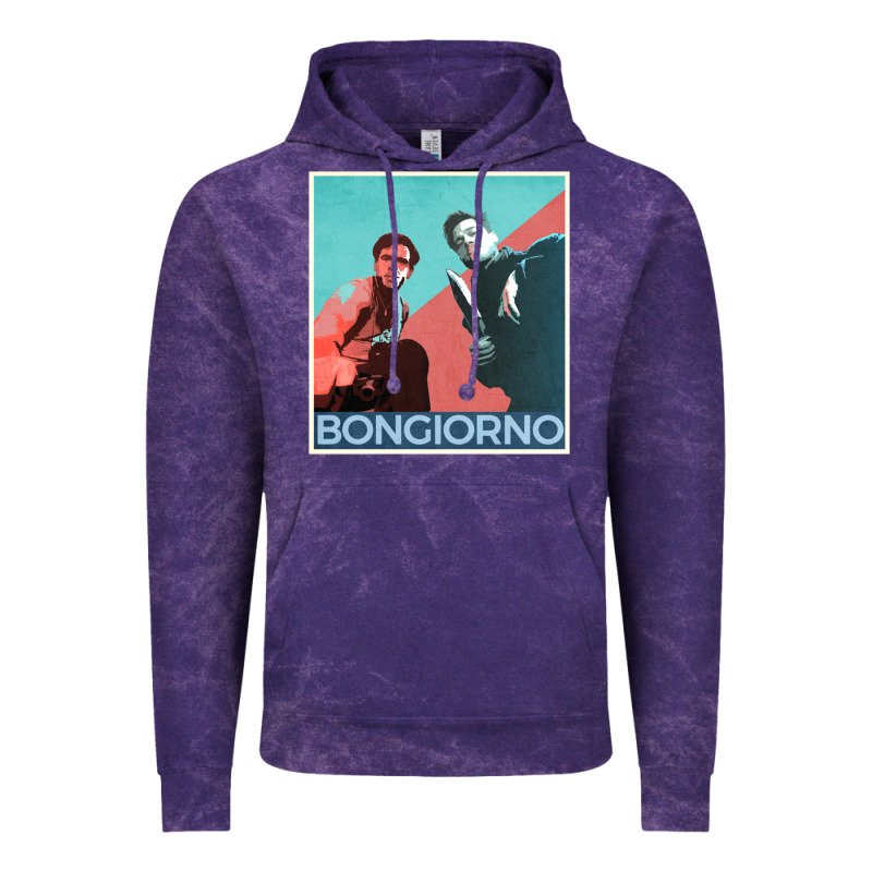 Inglorious Basterds - Bongiorno Poster Gift Vintage Hoodie by PixelFlow | Teevron