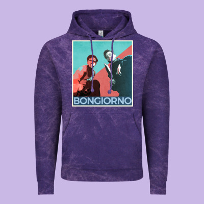 Inglorious Basterds - Bongiorno Poster Gift Vintage Hoodie Designed By Pixelflow