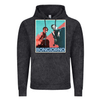 Vintage Black Inglorious Basterds - Bongiorno poster GIFT Vintage Hoodie - PixelFlow