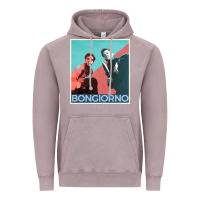 Vintage Zinc Inglorious Basterds - Bongiorno poster GIFT Vintage Hoodie - PixelFlow