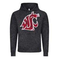 Vintage Black washington state cougars Vintage Hoodie - PixelFlow