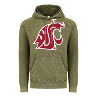 Vintage Olive washington state cougars Vintage Hoodie - PixelFlow