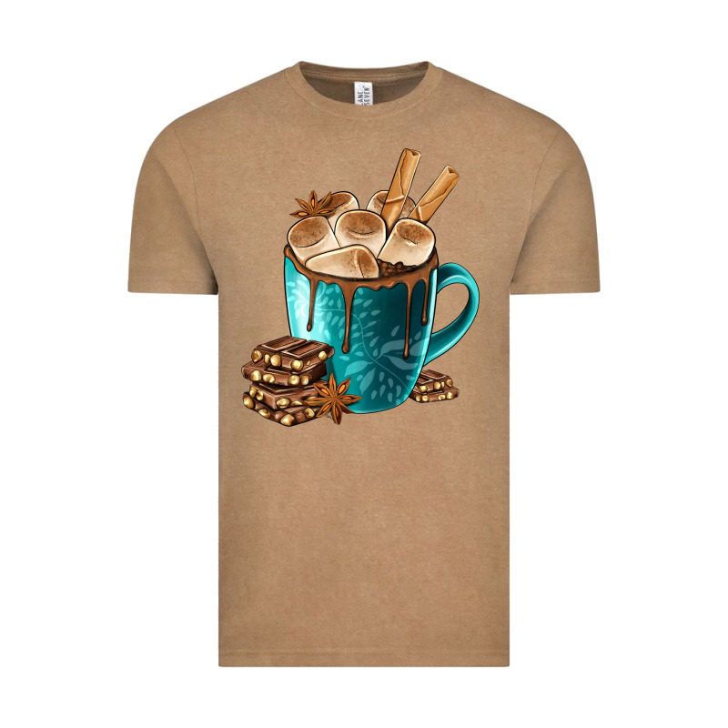 Chocolate And Coffee Vintage Tee by FaDigitalArtStudio | Teevron