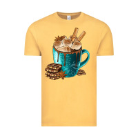 Vintage Mustard Chocolate And Coffee Vintage Tee - FaDigitalArtStudio