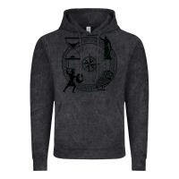 Vintage Black the four stoic virtues Vintage Hoodie - PixelFlow