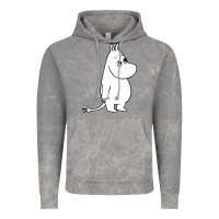 Cloud Rock moomin character Vintage Hoodie - PixelFlow