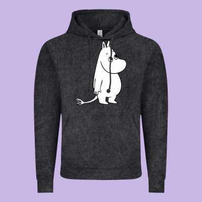 Moomin Character Vintage Hoodie Designed By Pixelflow