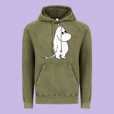 Moomin Character Vintage Hoodie Designed By Pixelflow