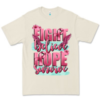 Bone fight believe hope survive cancer awareness Premium Tee - FaDigitalArtStudio