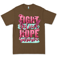 Cacao fight believe hope survive cancer awareness Premium Tee - FaDigitalArtStudio