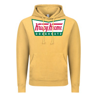 Vintage Mustard krispy kreme Vintage Hoodie - PixelFlow