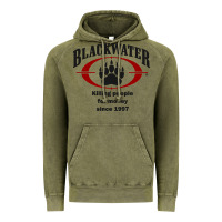 Vintage Olive Blackwater Vintage Hoodie - PixelFlow