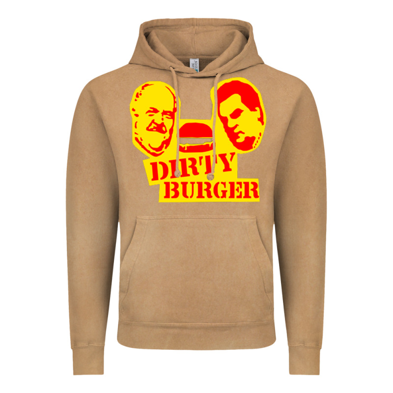 Dirty Burger Vintage Hoodie by PixelFlow | Teevron