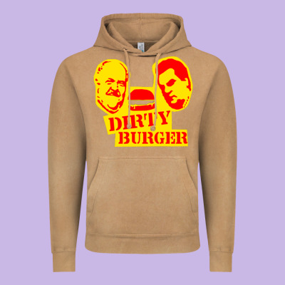 Dirty Burger Vintage Hoodie Designed By Pixelflow