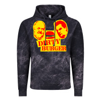 Cloud Black dirty burger Vintage Hoodie - PixelFlow