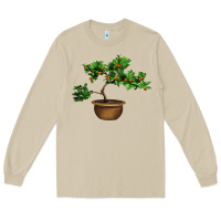 Mushroom Guava Tree Bonsai Illustrations Long Sleeve Tee - LillyAllenDesigns
