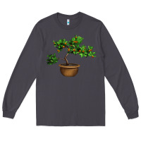 Smoke Guava Tree Bonsai Illustrations Long Sleeve Tee - LillyAllenDesigns
