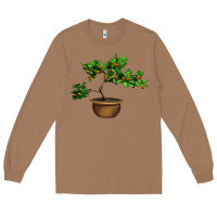 Toasted Coconut Guava Tree Bonsai Illustrations Long Sleeve Tee - LillyAllenDesigns