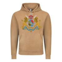 Vintage Camel Iran Coat of arms Flag souvenir Iranian Persian Vintage Hoodie - PixelFlow