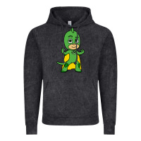 Vintage Black gekko cat boy Vintage Hoodie - PixelFlow