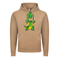 Vintage Coffee gekko cat boy Vintage Hoodie - PixelFlow