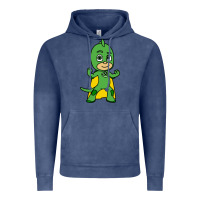 Vintage Denim gekko cat boy Vintage Hoodie - PixelFlow