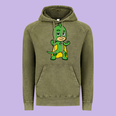 Gekko Cat Boy Vintage Hoodie Designed By Pixelflow