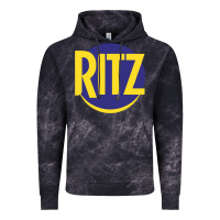 Cloud Black ritz cracker Vintage Hoodie - PixelFlow